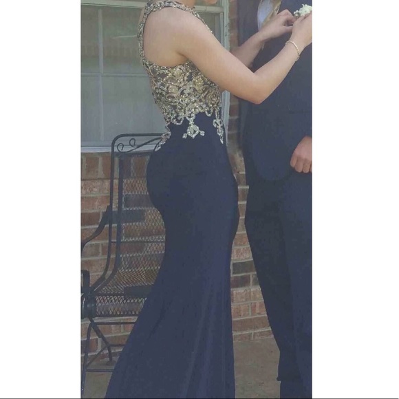 Xscape Gold Dress